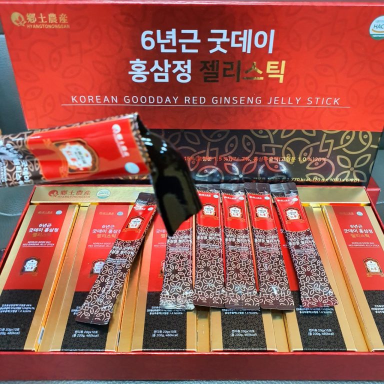 Thạch Hồng Sâm Hàn Quốc JangSeang Mart đẹp da dành cho người lớn chính hãng