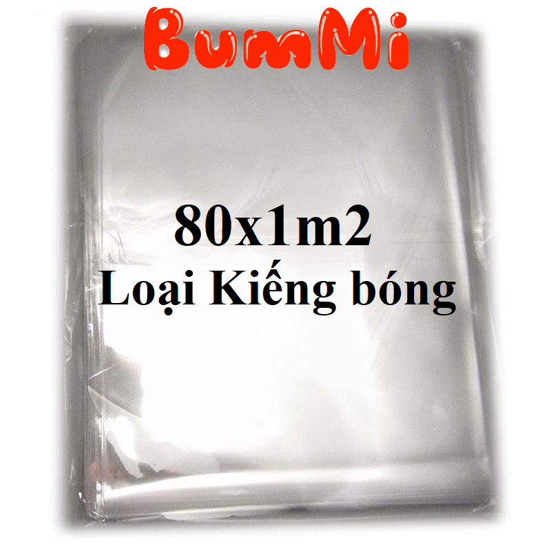 Túi PP Kiếng bóng size Lớn 80x1m2 1kg 0.5kg đóng gói quà tặng, treo quần áo manocanh Bummi