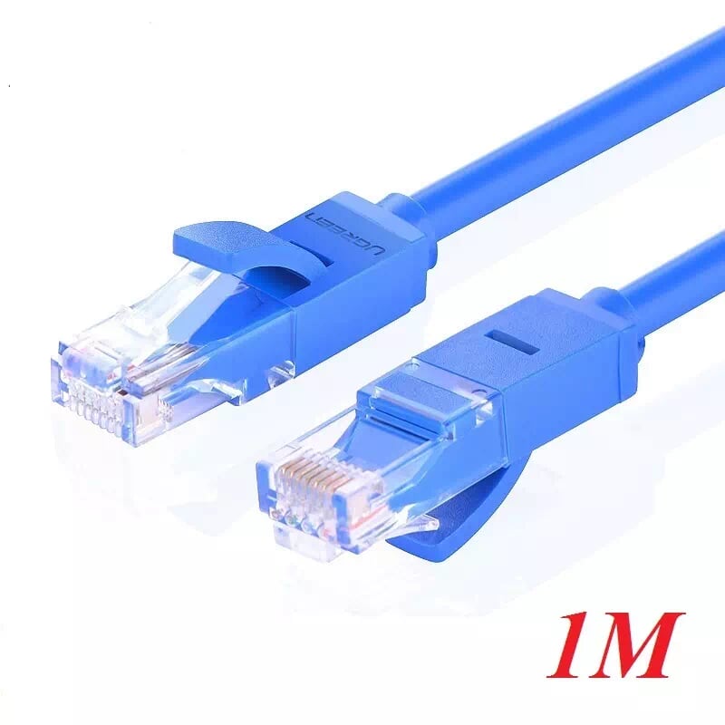 Ugreen 11201 1m màu xanh cáp mạng lan cat6 upt nw102