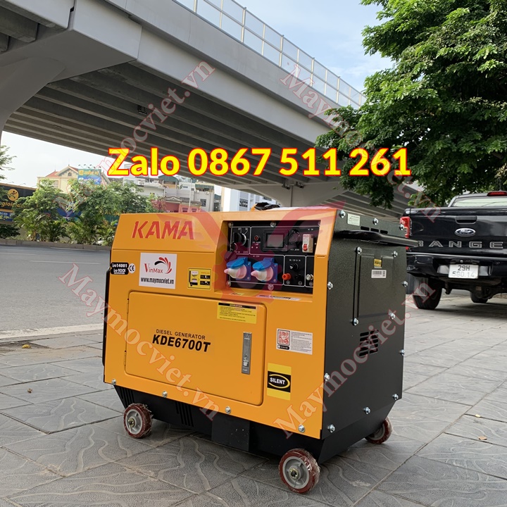 Máy phát điện kama 5kw chạy dầu tại Phú Thọ