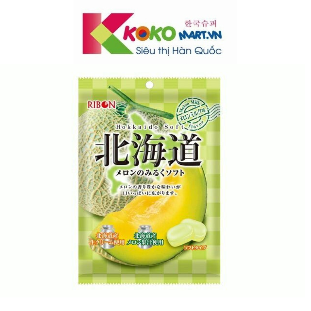 Kẹo sữa dưa lưới Ribon Nhật 60g