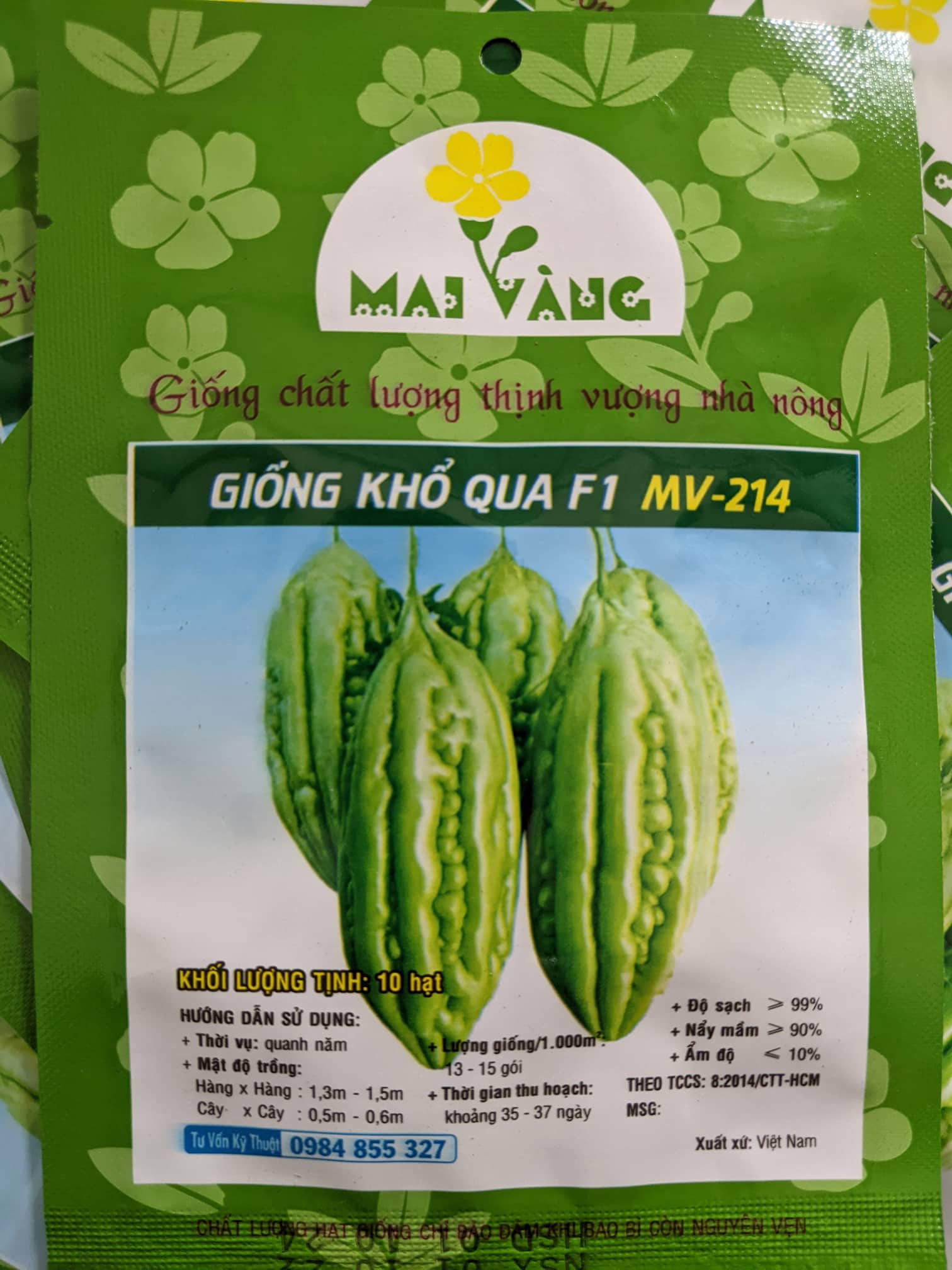 Hạt giống khổ qua f1 10 hạt