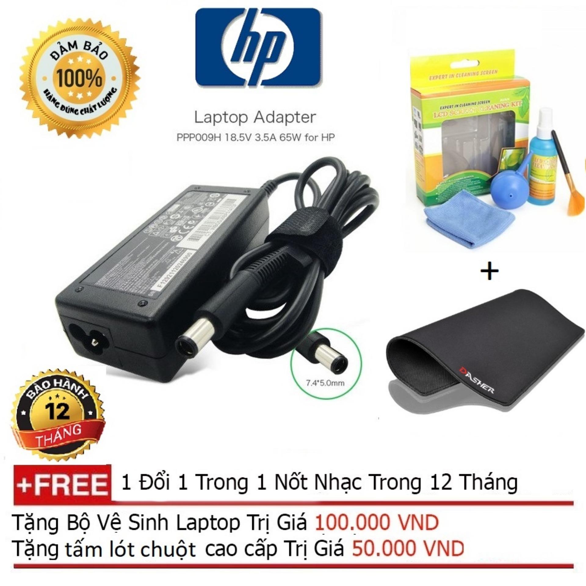 Sạc laptop hp 18.5v-3.5a chân kim hàng zin cao cấp * bảo hành 12 tháng, 1 đổi mới !!!