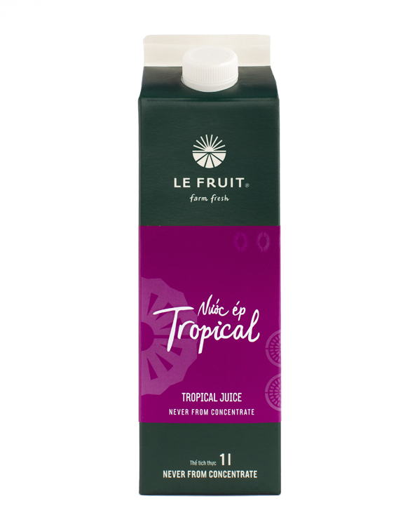 Nước ép trái cây tươi Tropical Le Fruit hộp 1L