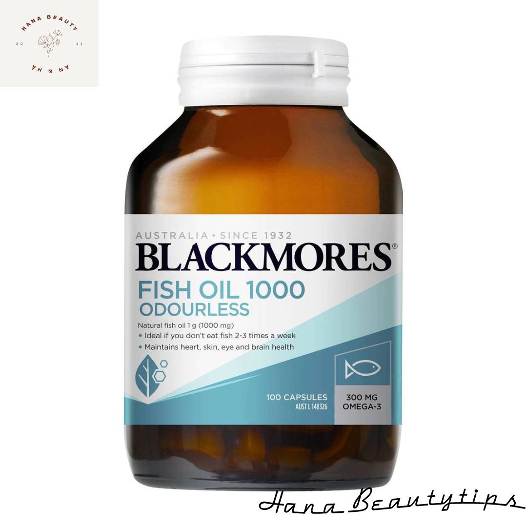 Viên uống dầu cá không mùi tanh Blackmores fish oil odourless 200 viên / 400 viên