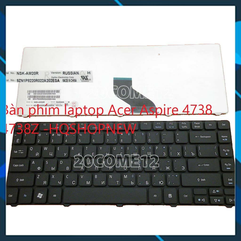 [Mã ELHA9 giảm 15% đơn 50K] Bàn phím laptop Acer Aspire 4738 4738Z