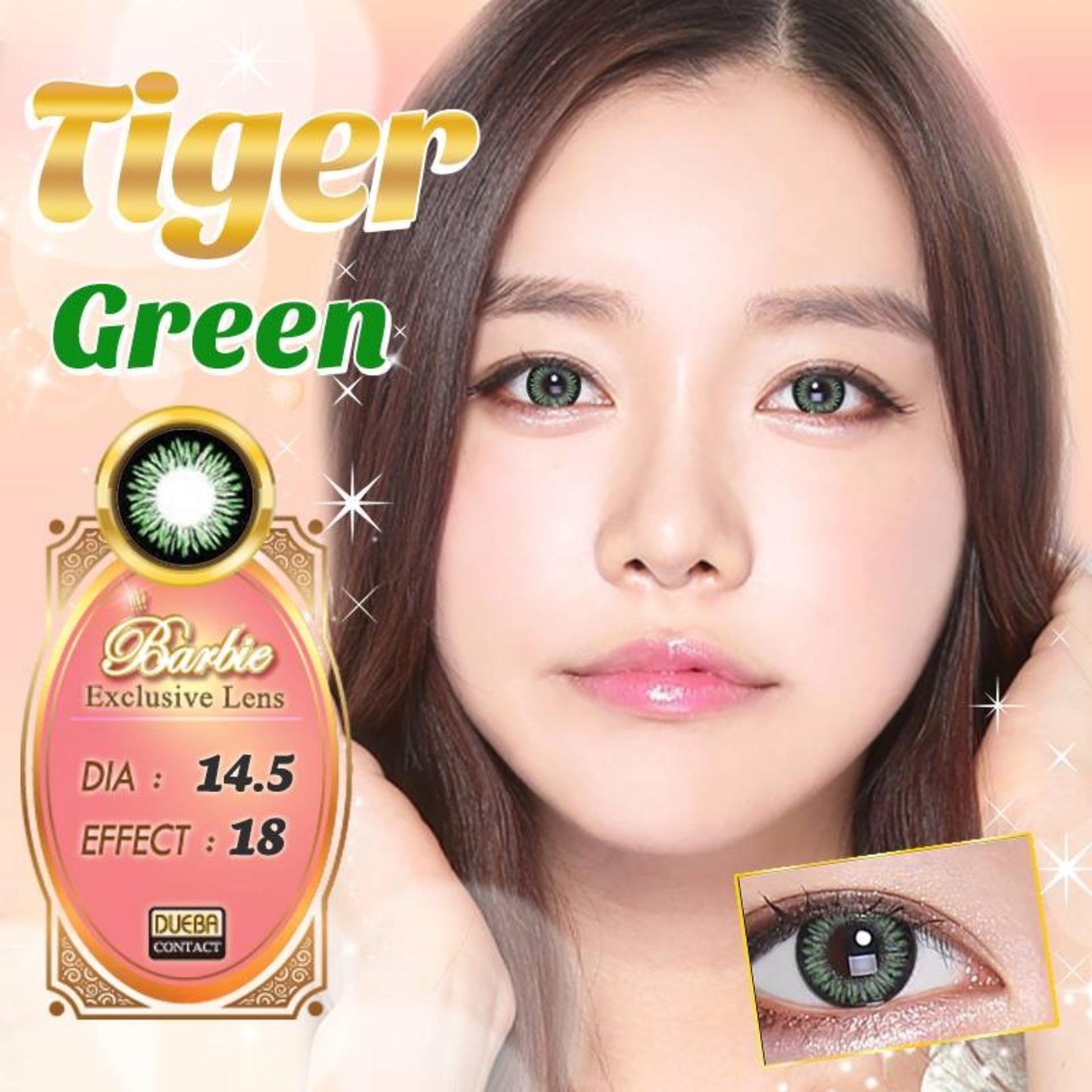 Lens màu xanh lá cây không độ