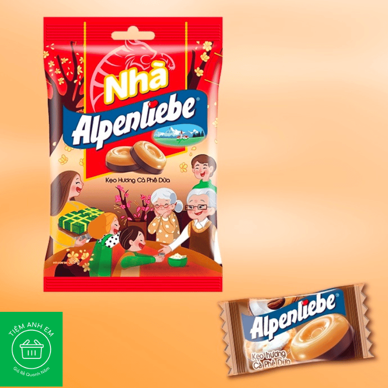 Kẹo Alpenliebe Hương Cà phê Dừa