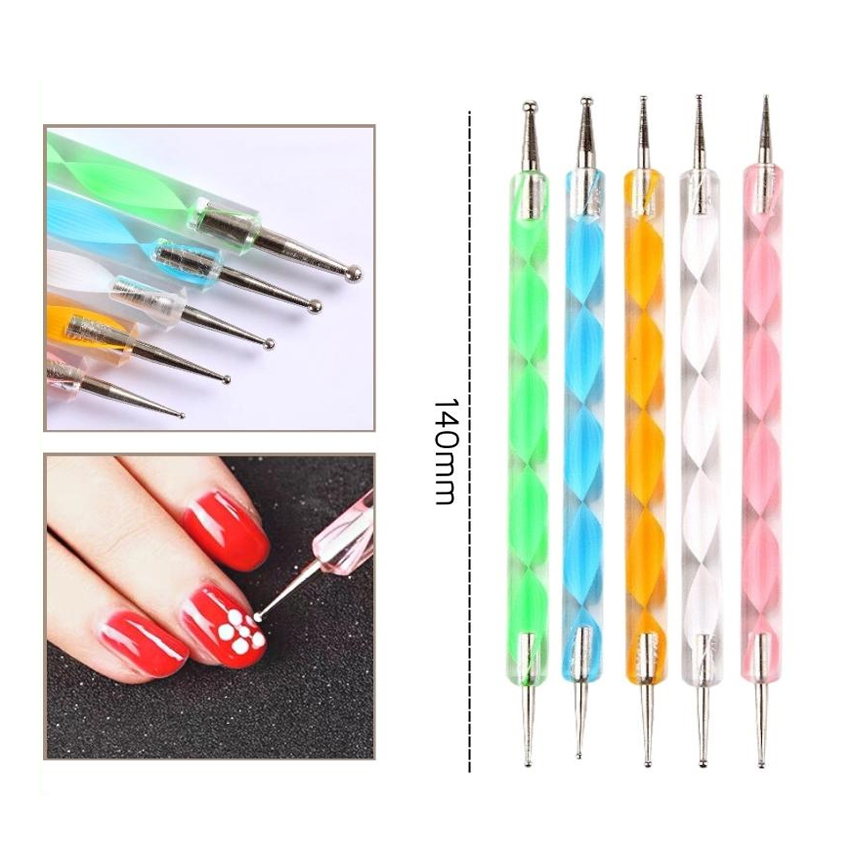 Bút chấm bi 02 đâu (01 chiếc) dụng cụ dùng trang trí móng làm nail shop HNnail