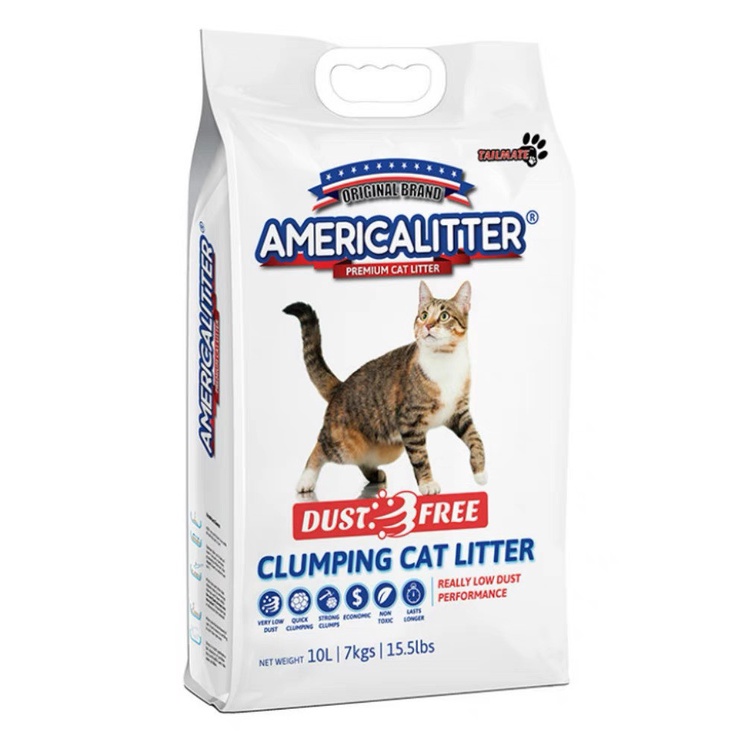 Cát vệ sinh cho mèo america litter 10l