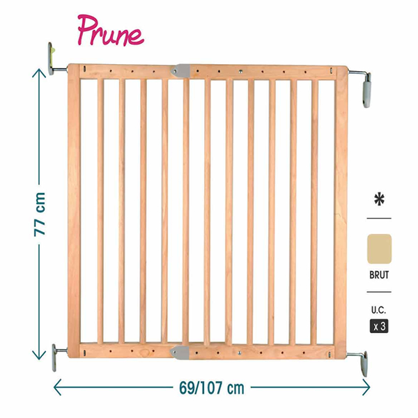 Cửa chặn, chắn cầu thang Prune