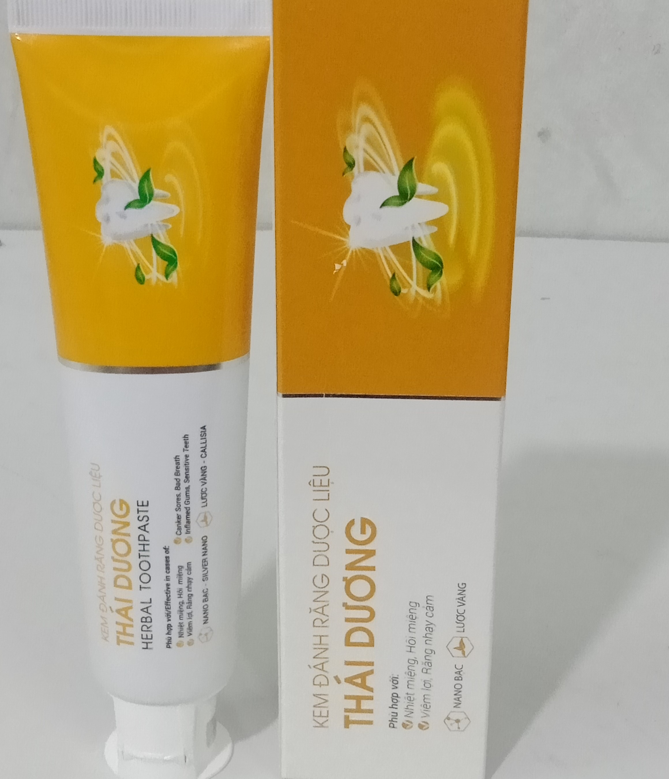 Kem đánh răng dược liệu Thái Dương hết nhiệt miệng, hôi miệng, viêm lợi, cho hơi thở thơm mát ( Tuýp 100g)