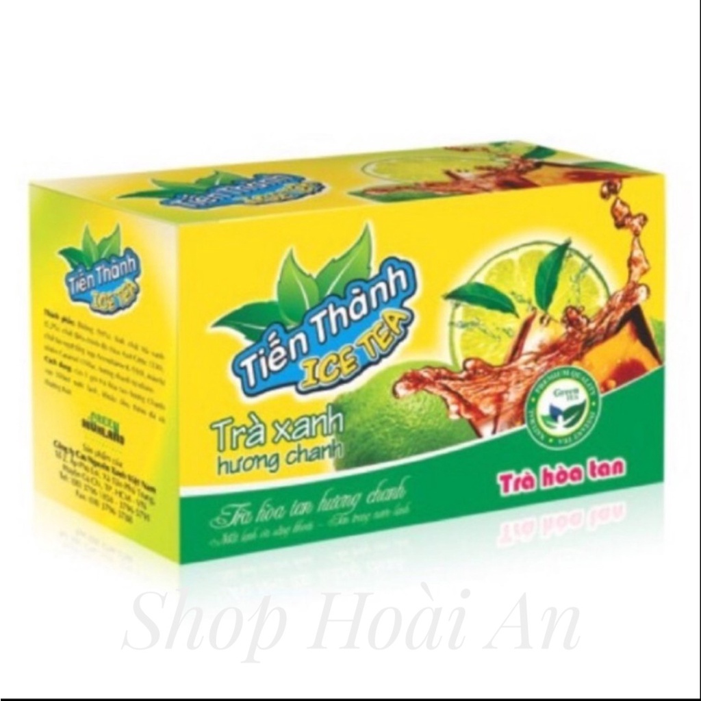 Trà hòa tan tiến thành