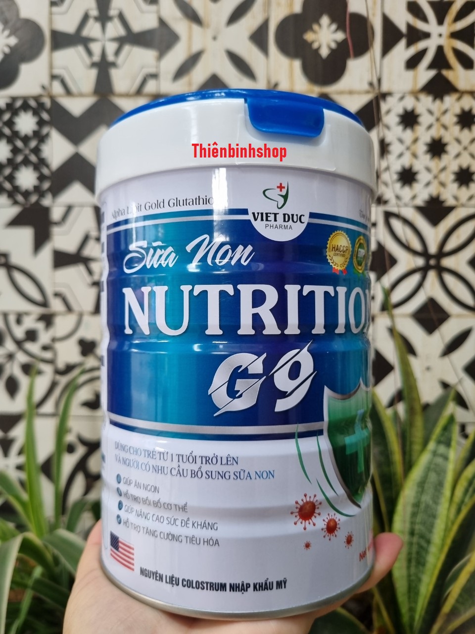 Sữa Non ALPHA LIPIT GOLG NUTRITION G9 [hộp  900g,HSD 2025)