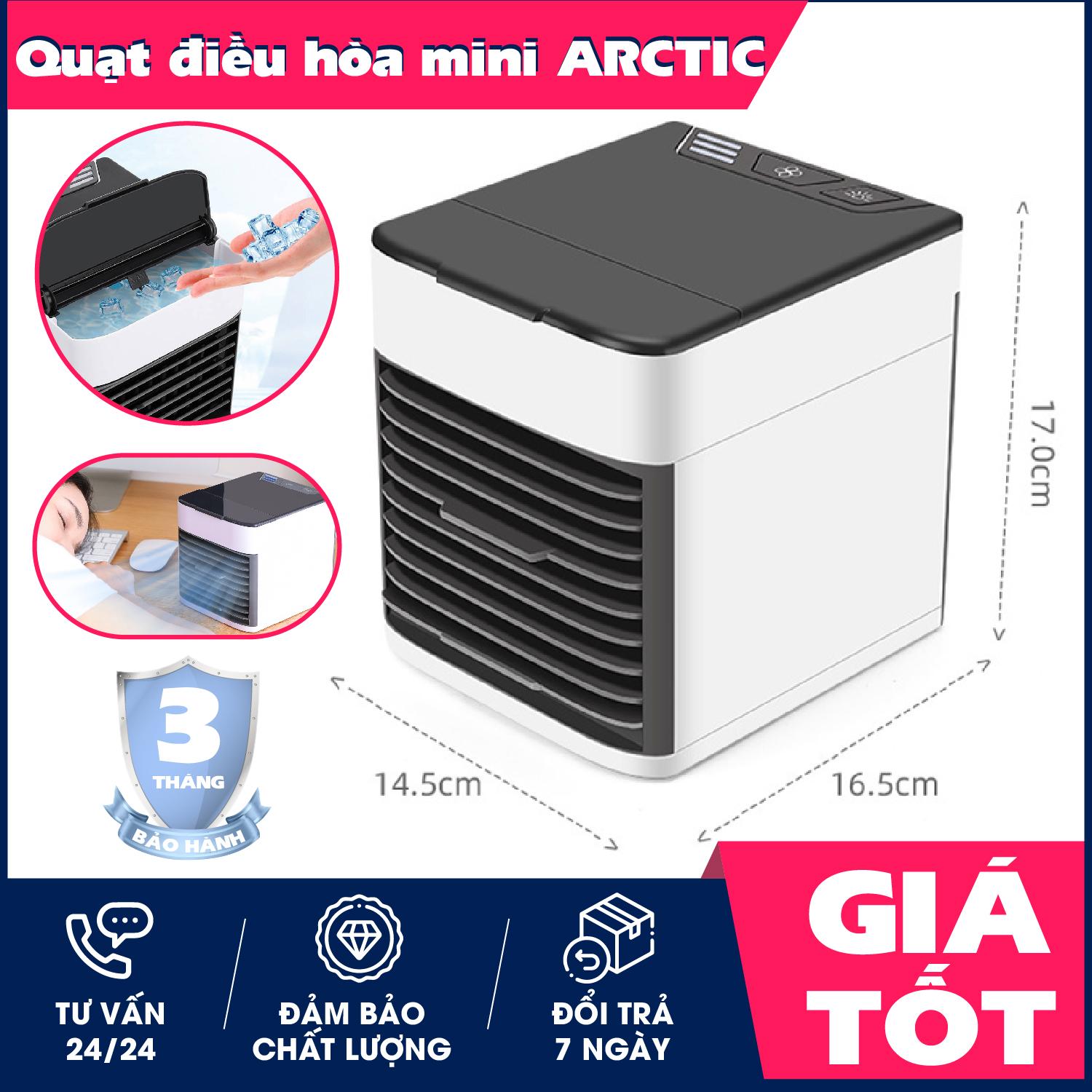Máy Điều Hoà Mini Arctic , Công Suất 10W, Dung Tích Bình Chứa 750ml - Quạt Điều Hòa Mini Làm Mát Nhanh,Quạt Điều Hòa,Quạt Mini