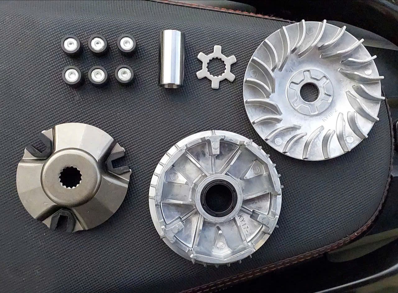 Bộ Nồi Trước Xe Nouvo 110, Mio, Utimo Nouvo 1/2/3 Dòng Xe Yamaha Bộ Cánh Quạt Chén Bi Tấm Chặn Bi Côn Xe Máy Phụ Tùng