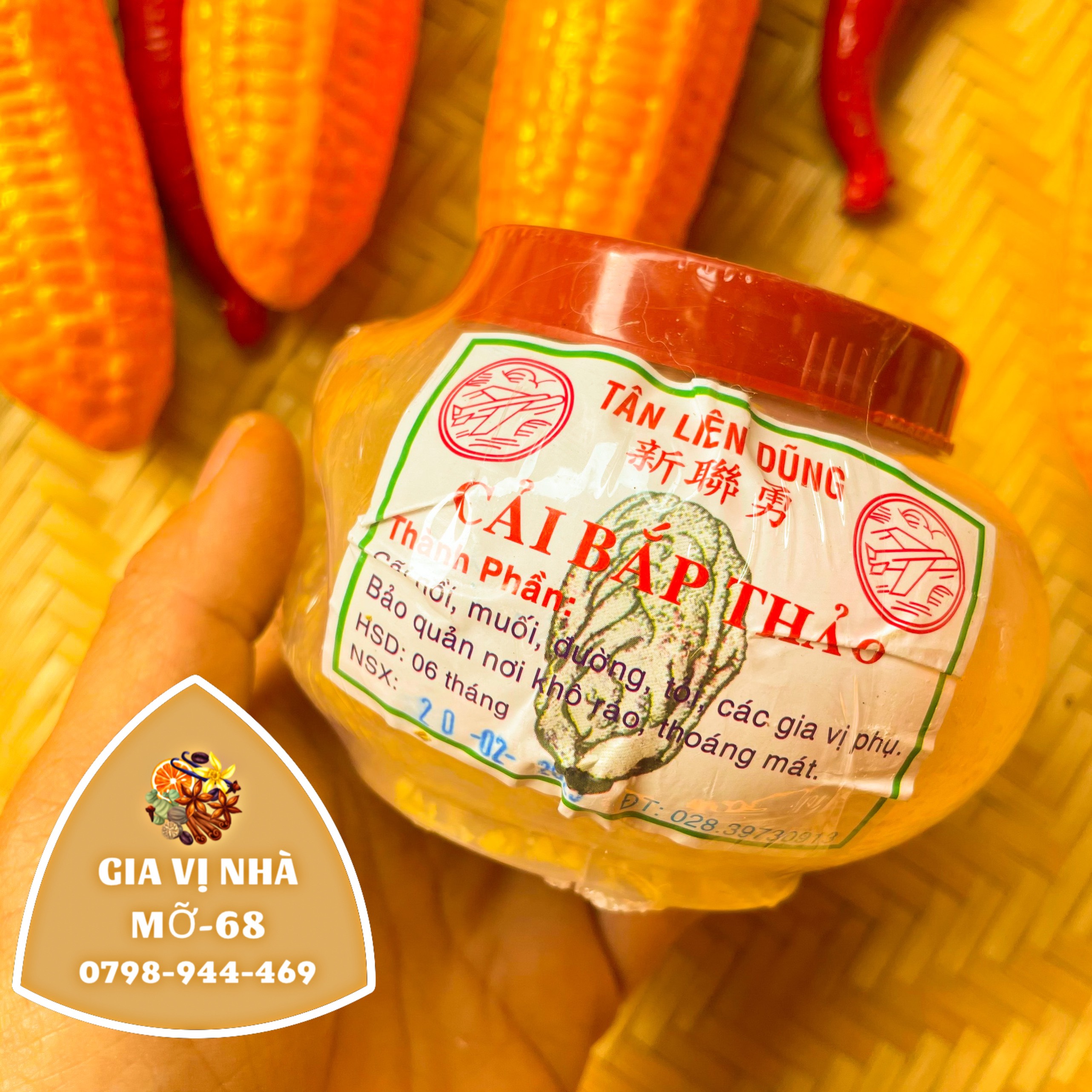 Cải bắp thảođóng hộp 120gr