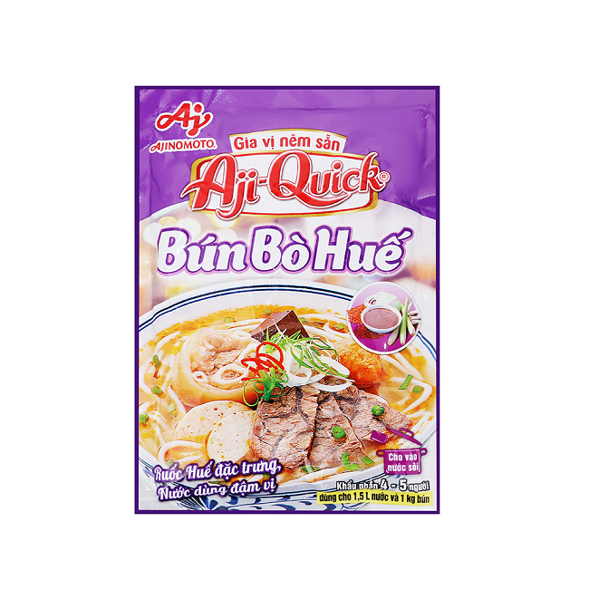 Gia vị nêm sẵn Aji-Quick Bún Bò Huế