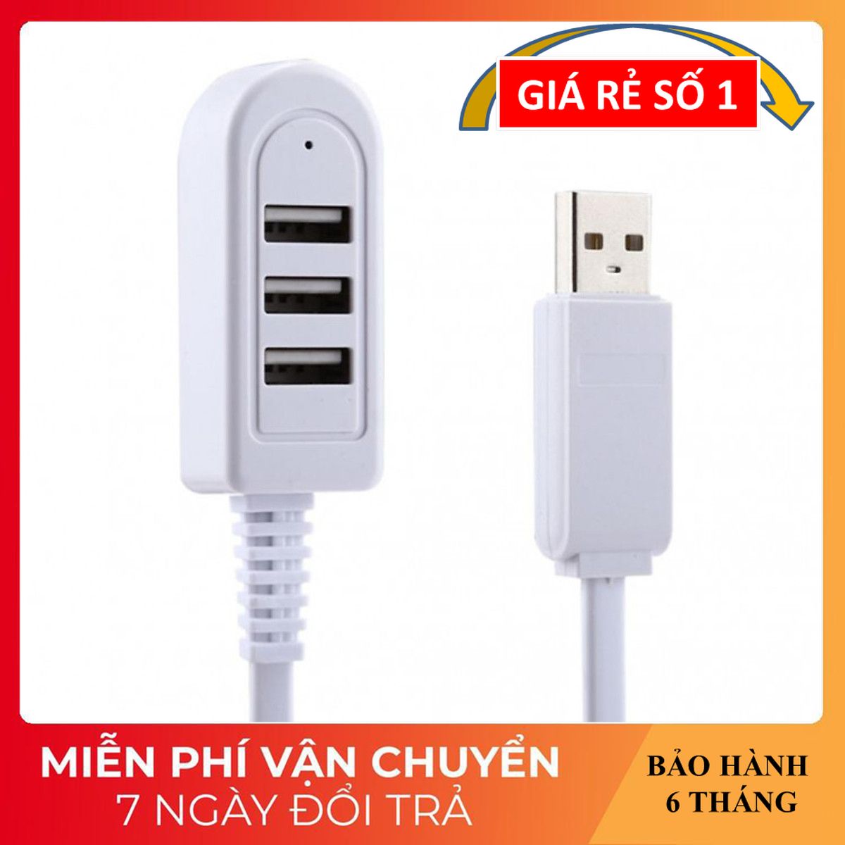 [Hub USB] Bộ Chia Cổng USB Chia 1 Ra 3 Cổng - Hàng Nhập Khẩu