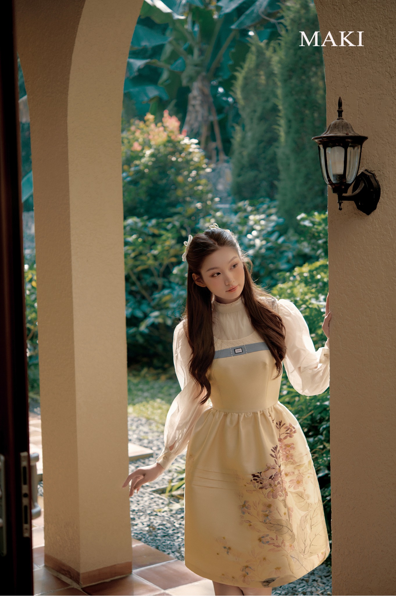 Maki - hebe shirt - áo organza