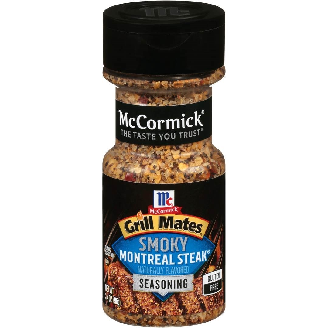 Gia vị ăn kiêng vị thịt bò xông khói mccormick grill mates smoky montreal steak seasoning 96g
