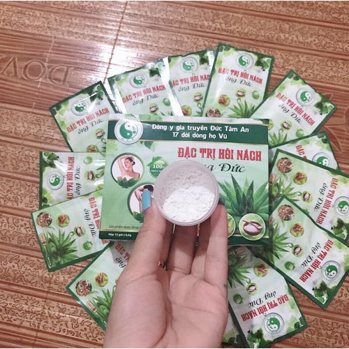 BỘT THẢO DƯỢC HÔI NÁCH - THÂM NÁCH - HÔI CHÂN ÔNG ĐỨC