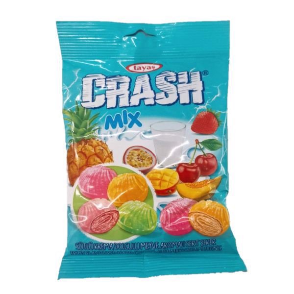 Kẹo cứng Tayas Crash Mix vị Trái cây Thổ Nhĩ Kì gói 90gr