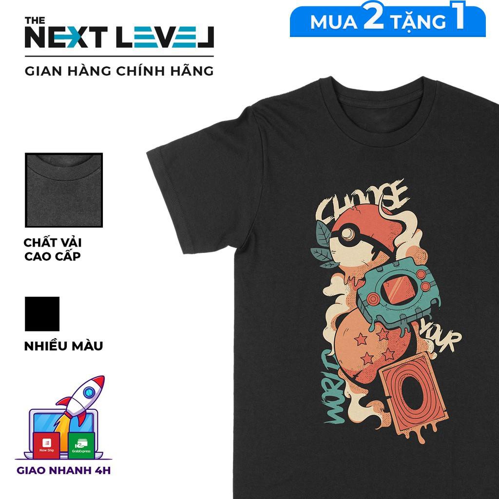 Áo thun choose your world unisex the next level, cotton 100% nam nữ - bt0110