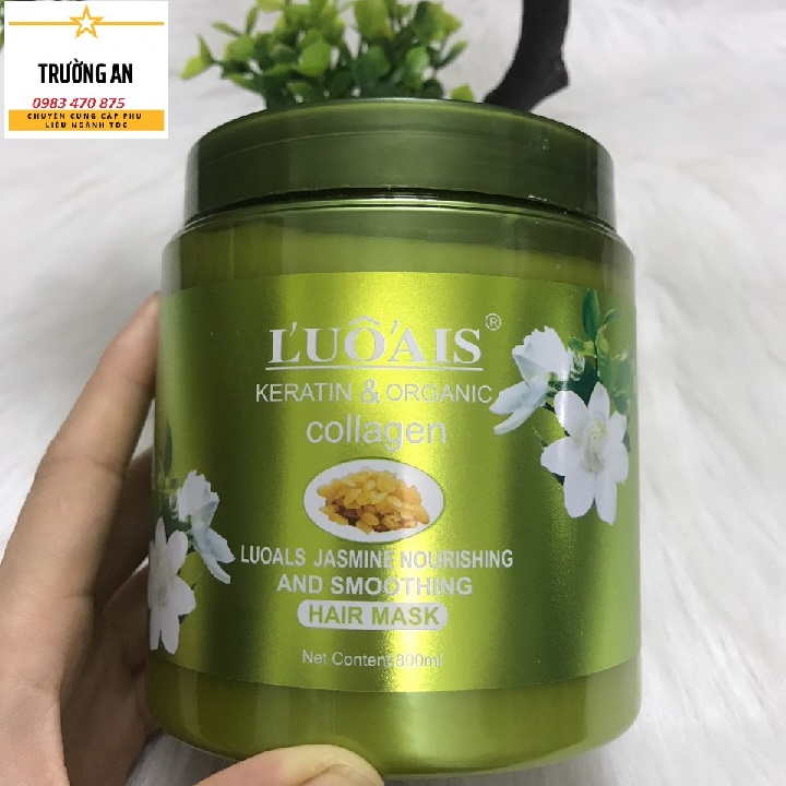 Kem ủ tóc collagen thơm mềm mượt hương hoa nhài