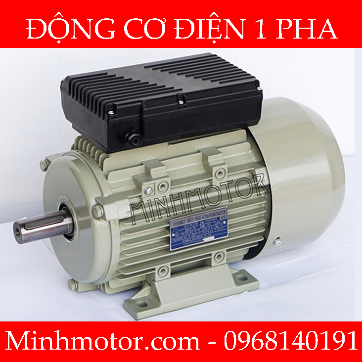 [HCM]Mô tơ 1 Pha 0.18kW 0.25HP 0.25 ngựa 1400 1500 vòng MINHMOTOR