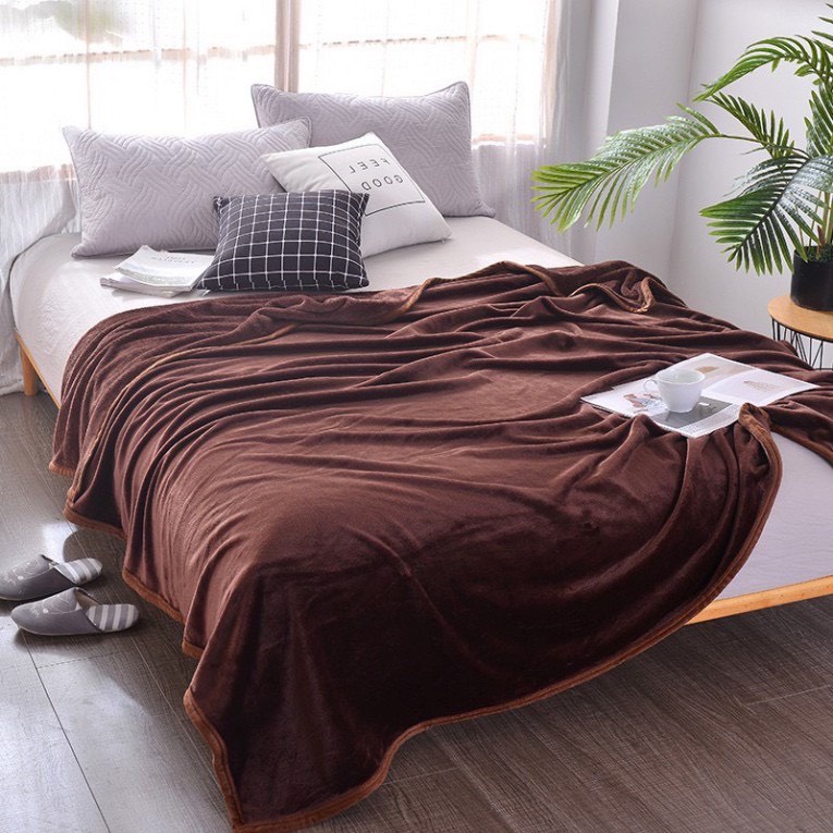  Chăn lông tuyết Muji xuất Nhật 1,5kg kích thước 2m x 2.3 mềm mịn siêu rẻ 