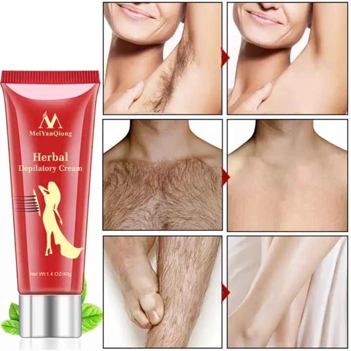 MeiYanQiong Kem tẩy lông thảo dược 40g dành cho nam nữ tẩy lông nách tay