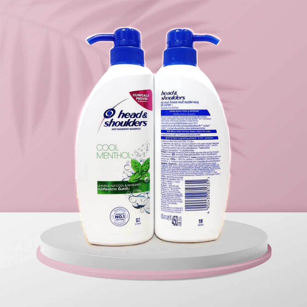 Dầu gội Head & Shoulder Thái Lan mát lạnh, sạch gàu 450ml