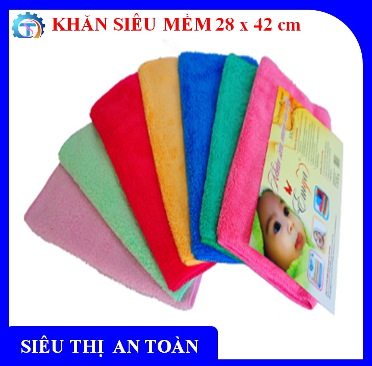 Khăn vải siêu mềm emya - kt 28 × 42cm