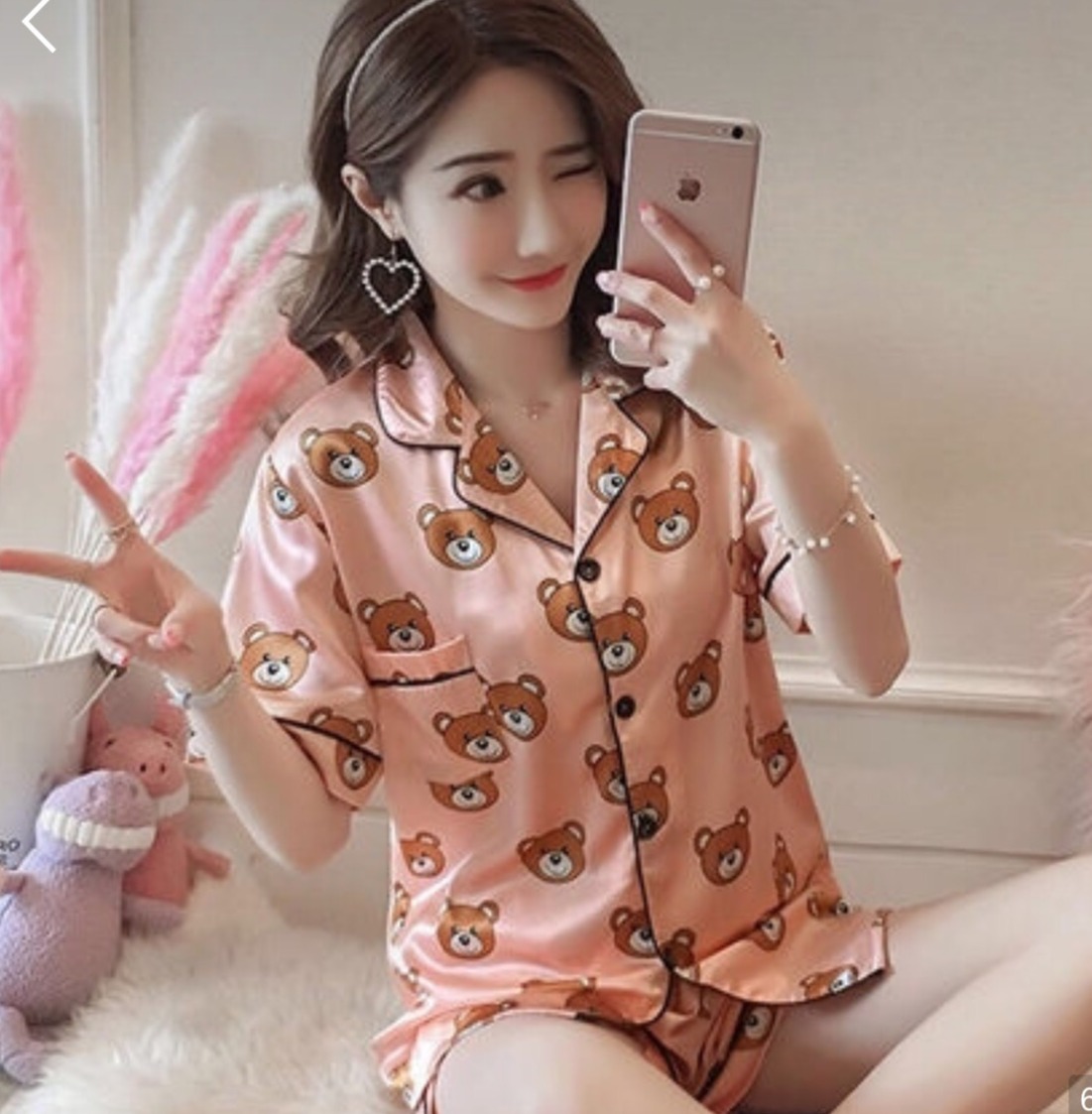 Huyen Trang Fashion Bộ Đồ Pijama Ngắn Kate Đẹp Đồ Ngủ Mẫu Hoạt Hình Size 35 đến 60kg.Cam Kết Y Như Hình