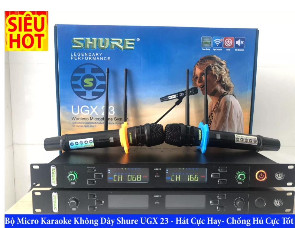 Micro không dây shure UGX23 loại 1