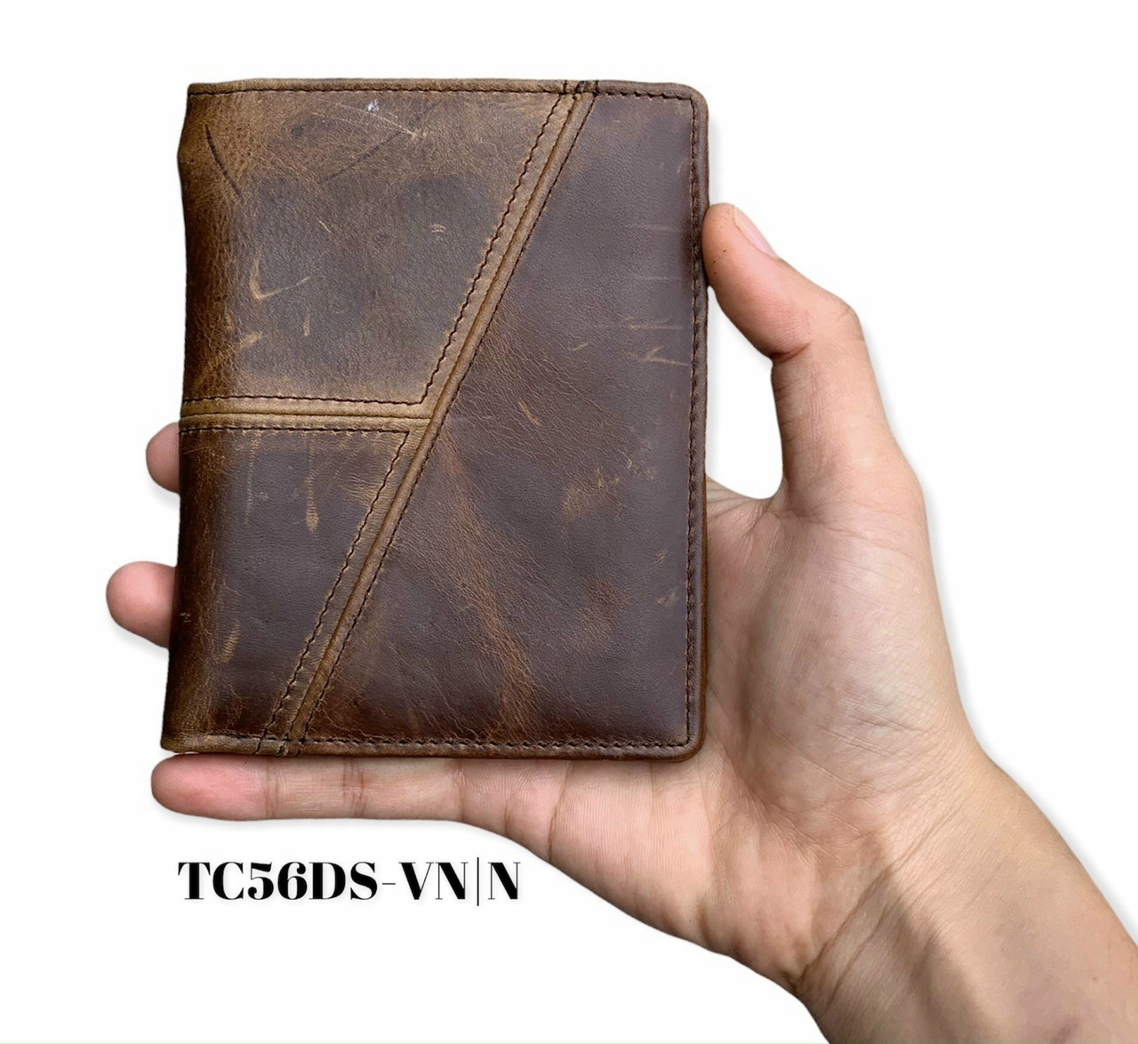 Bóp Ví Da Nam Bò Sáp Kiểu Dáng Sang Trọng Đẳng Cấp, Ví Da Bò Cao Cấp Nhiều Ngăn Đa Năng Tiện Dụng