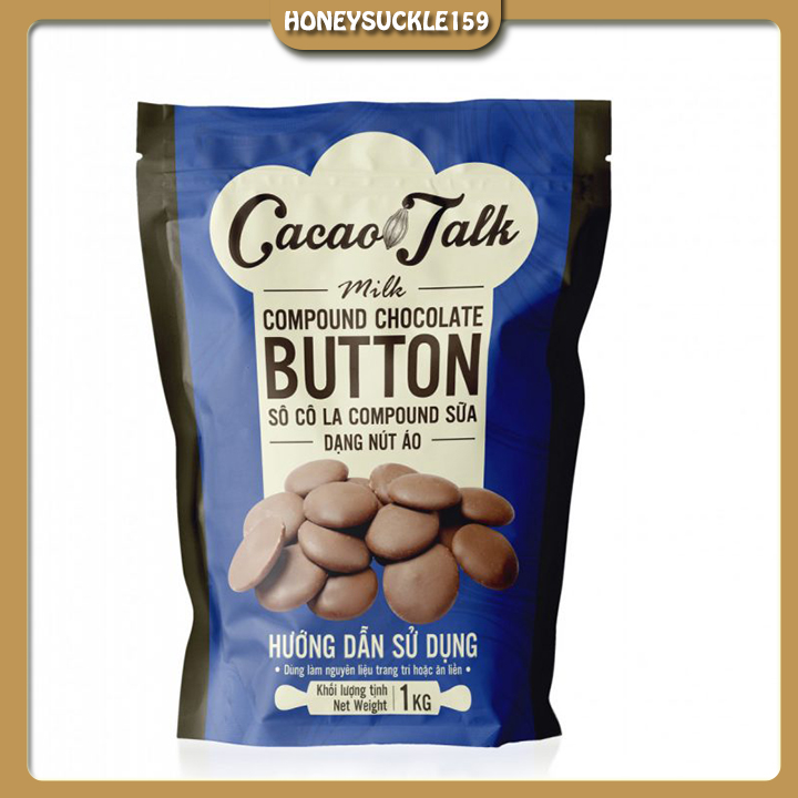Sô Cô La Compound *Sữa* Dạng Nút Áo Cacao Talk Gói 1kg