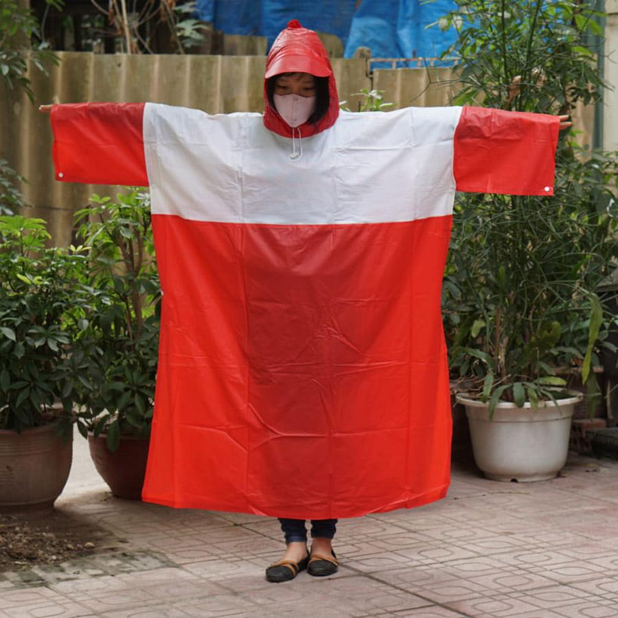 LOẠI XỊN - ÁO MƯA CÁNH DƠI CAO CẤP HONDAA - TRÙM ĐẦU 1 NGƯỜI VIỆT NAM - VẢI DÙ CHỐNG THẦM BỀN CHẮC