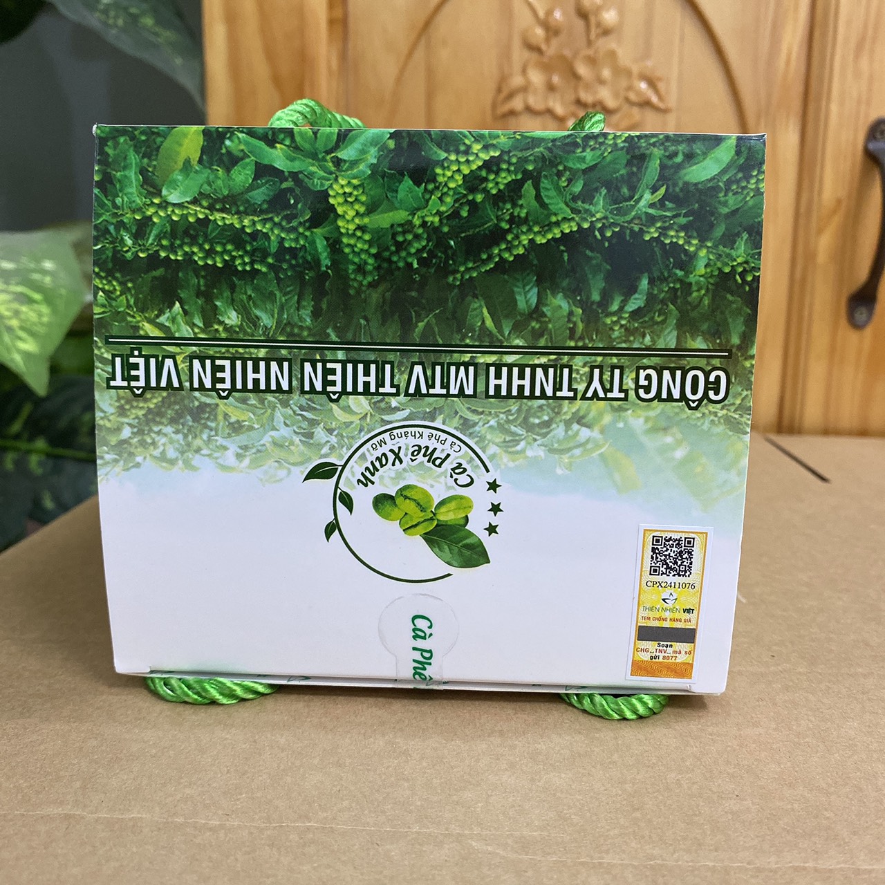 cà phê xanh hộp 30 gói kháng mỡ giảm cân