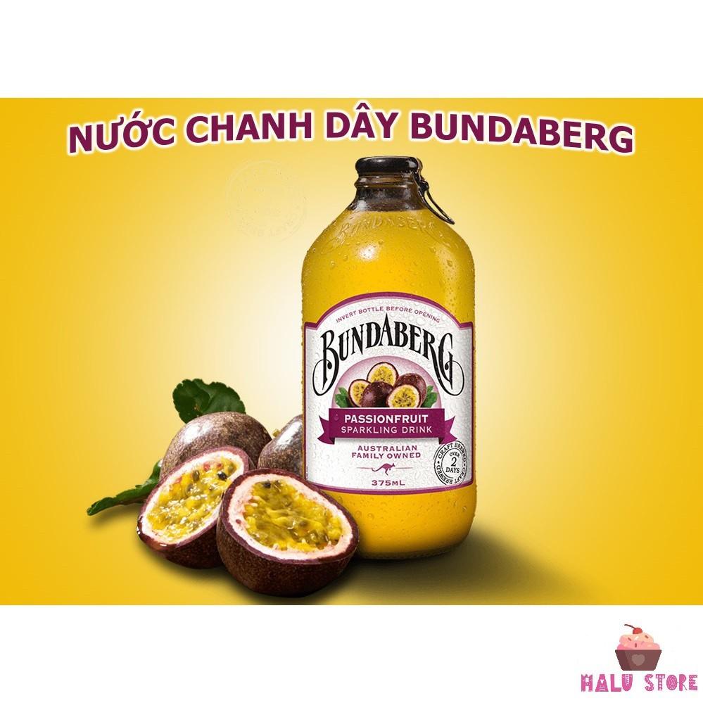 NƯỚC ÉP TRÁI CÂY NGUYÊN CHẤT BUNDABERG VỊ CHANH DÂY ÚC CHAI 375ml
