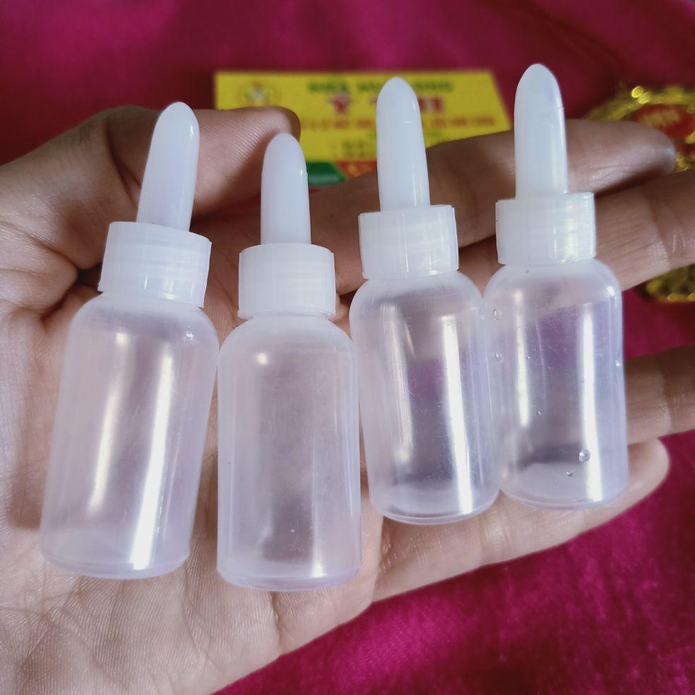 set 10  vỏ chai nhỏ mắt có đầu nhỏ giọt