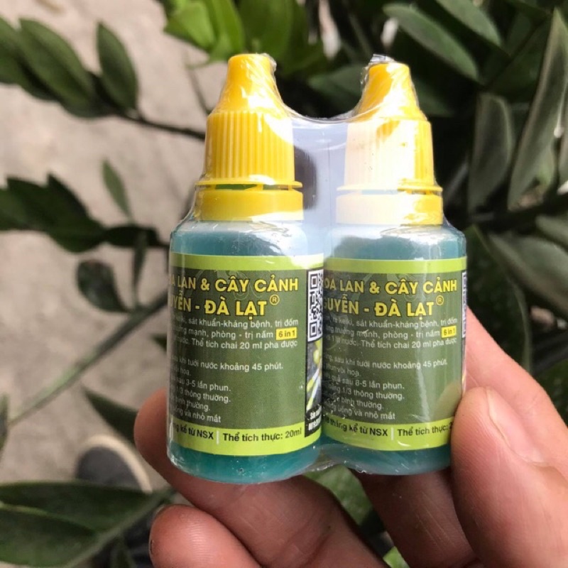 Chế phẩm hoa lan Hùng Nguyễn , Siêu ra rễ, kích ki, trừ nấm 20ml