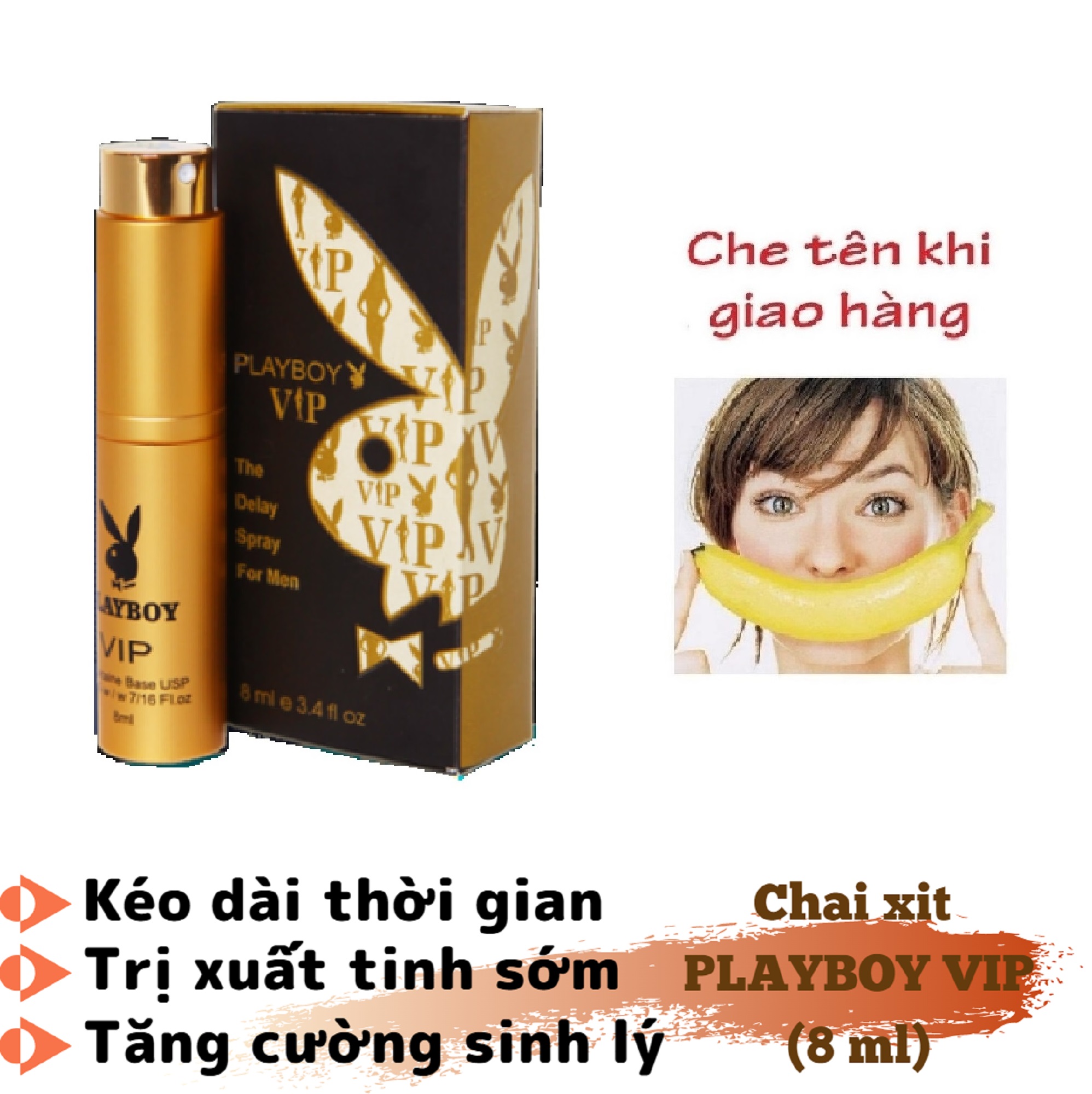 Chai xịt playboy vip usa cao cấp nam - hàng chính hãng