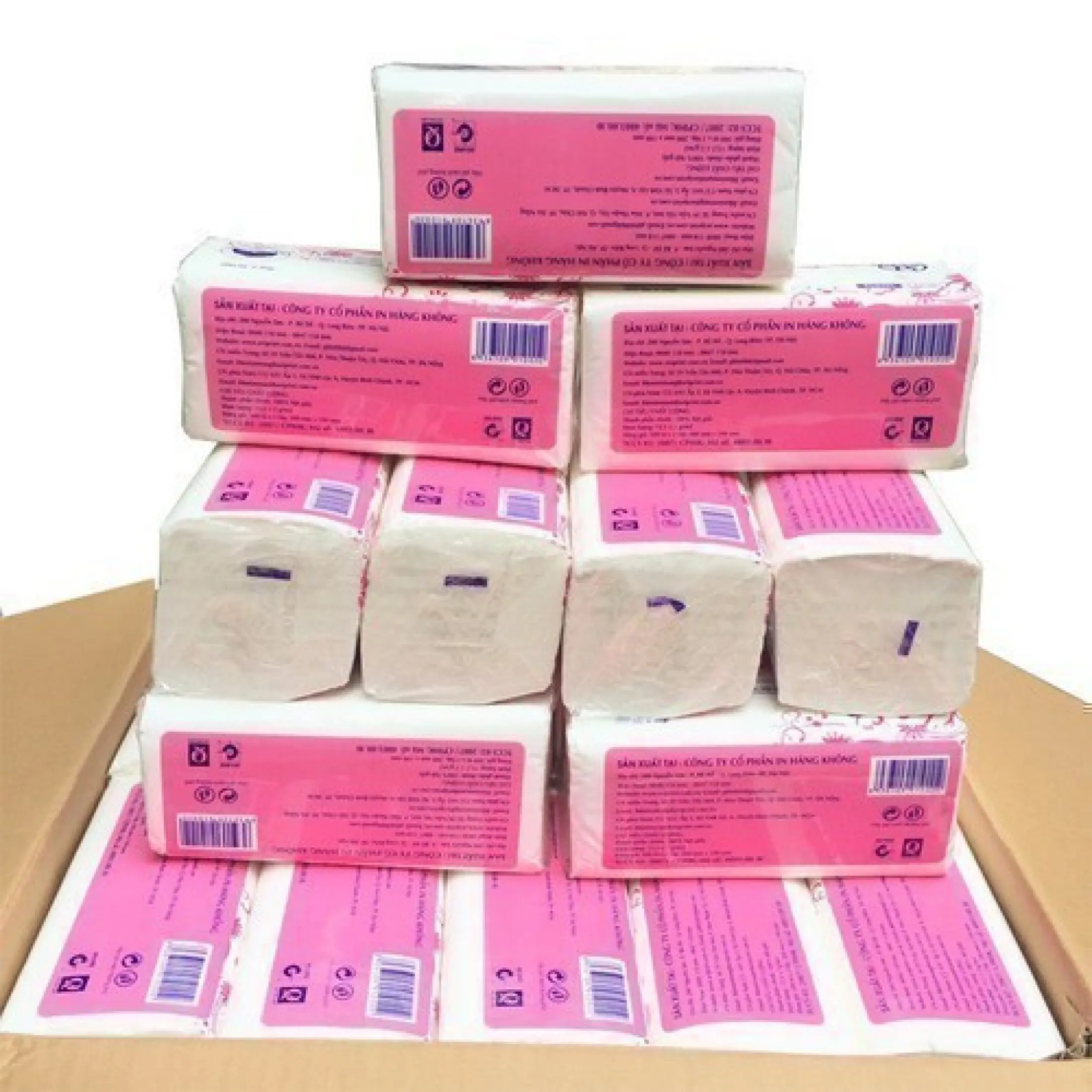 Combo 10 gói giấy ăn lụa rút cao cấp