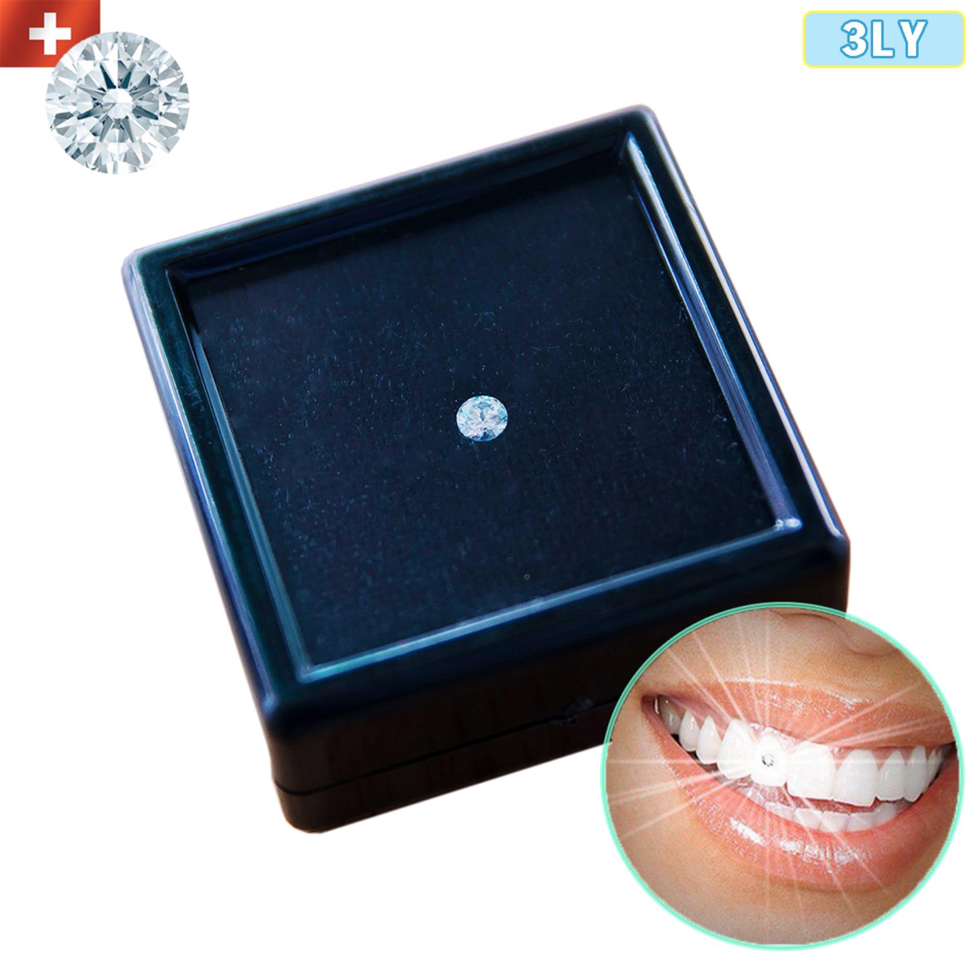 [HCM]Mua 1 tặng 1 -Đá đính răng Thụy Sĩ 3LY (loại lớn)