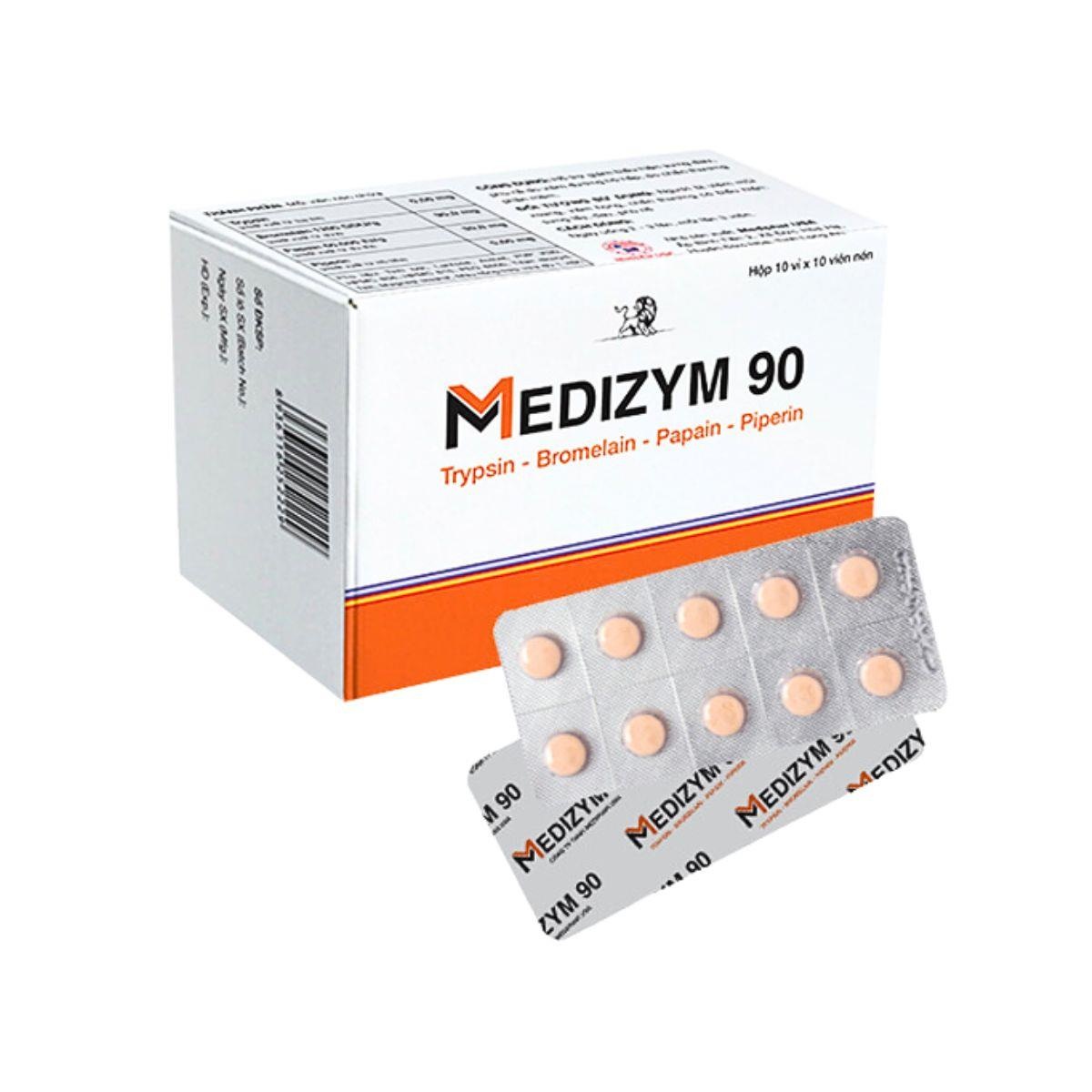 MEDIZYM 90 Giảm sưng đau phù nề