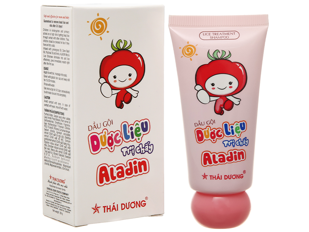 Dầu gội hết chí Aladin Thái Dương