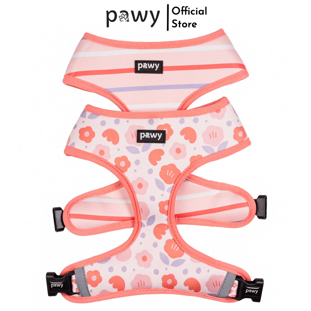 Pawy Reversible Dog Harness - Blooming Dalat Collection