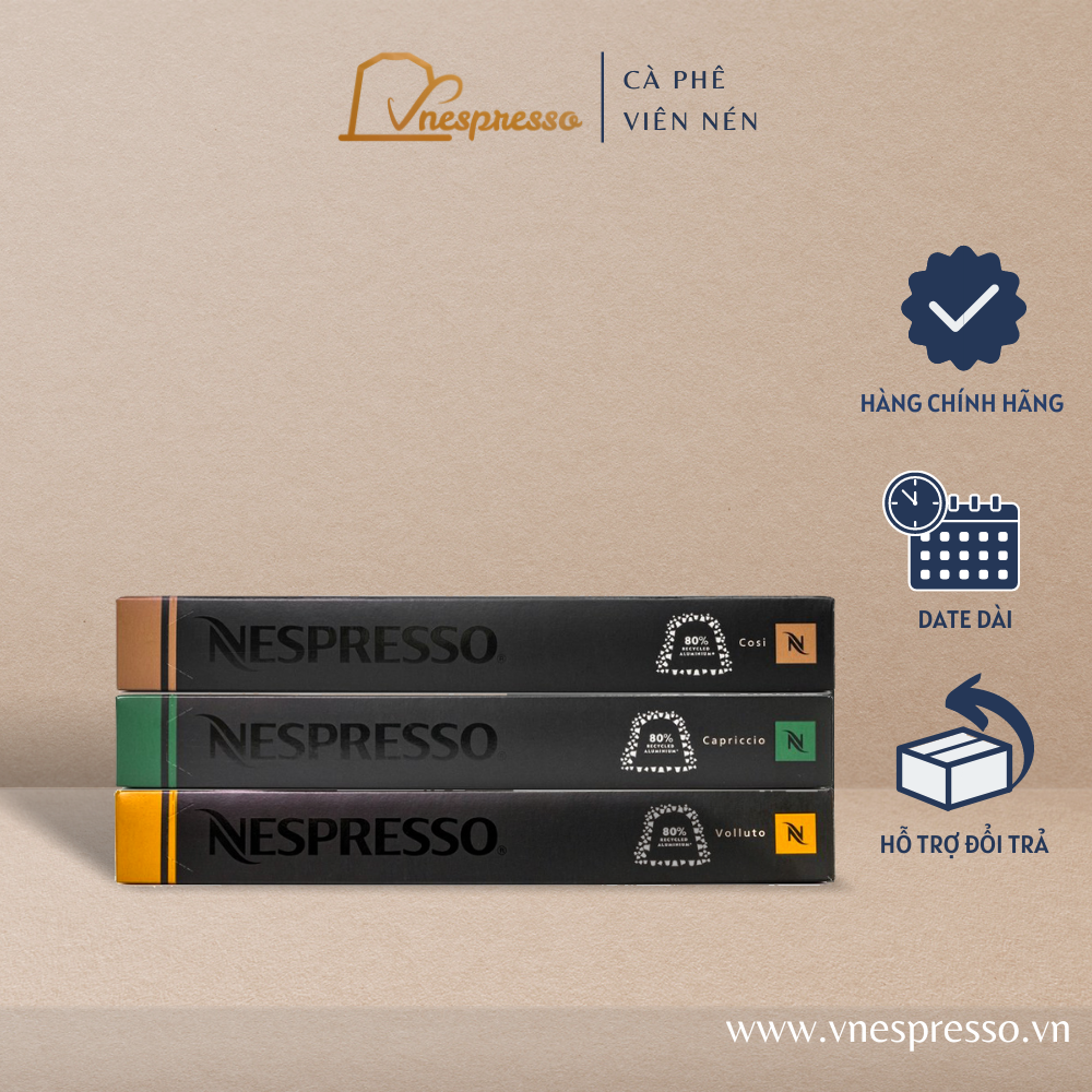 Viên nén cà phê Nespresso - Dòng cà phê  ESPRESSO - hộp 10 viên